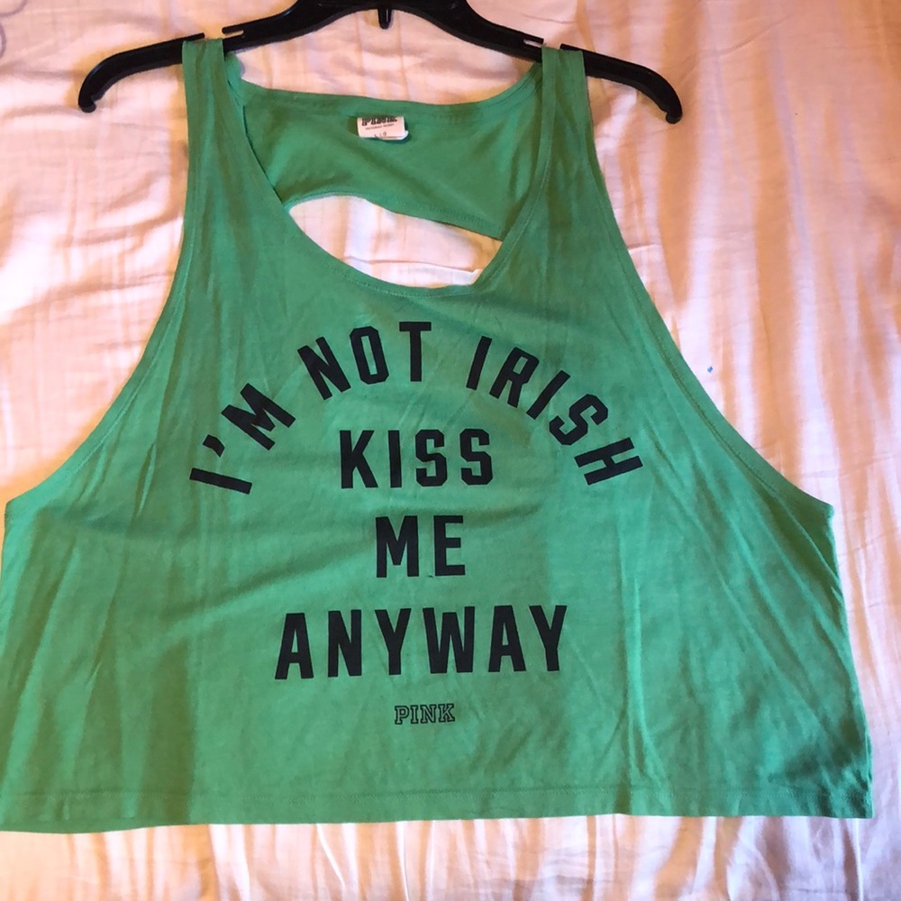 St Patty’s crop top